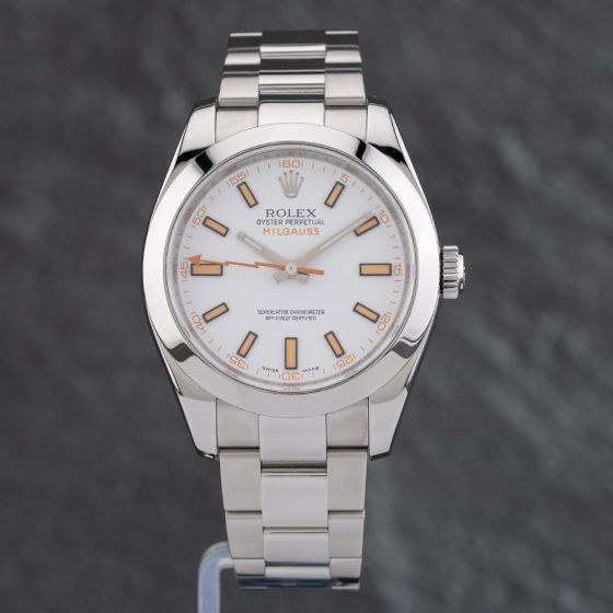 Second Hand Rolex Oyster Perpetual Milgauss Watch 116400