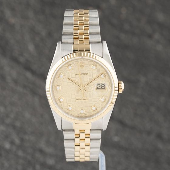 Second Hand Rolex Datejust Watch 16233