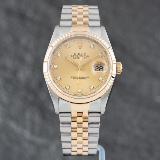 Second Hand Rolex Datejust Watch 16233