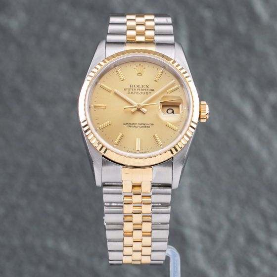 Second Hand Rolex Datejust Watch 16233