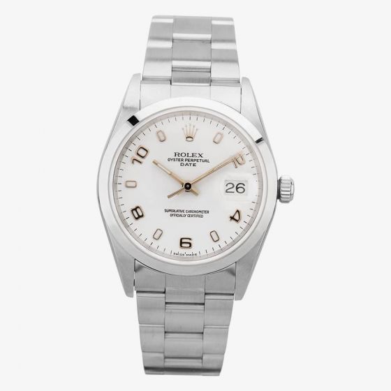 Second Hand Rolex Mens Oyster Perpetual Watch 15200