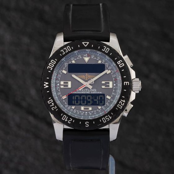 Second Hand Breitling Airwolf Raven Watch A78364