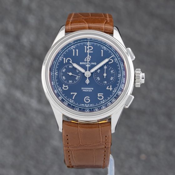 Second Hand Breitling Duograph Watch AB1510