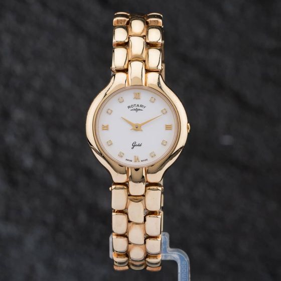 Second Hand Rotary Gold Watch 