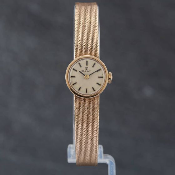Second Hand Tissot 9ct Yellow Gold Vintage Watch