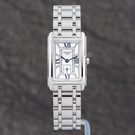 Second Hand Longines Ladies Dolcevita Silver Bracelet Watch L52554756