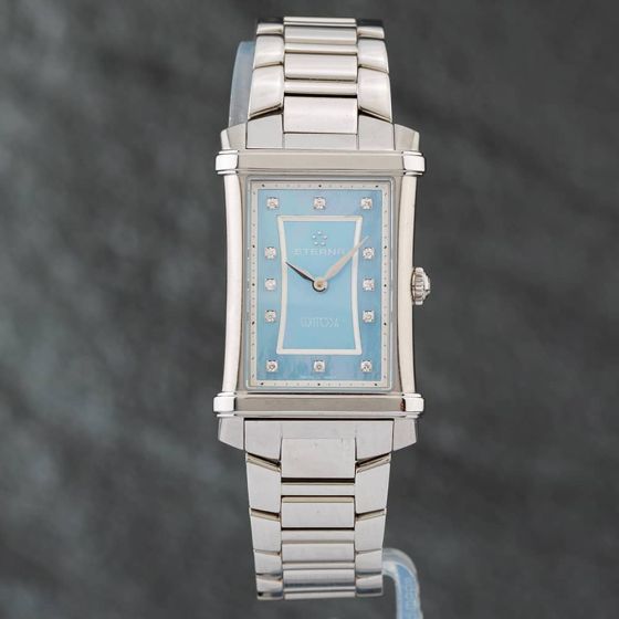 Second Hand Eterna Contessa Diamond Dot Dial Watch 2410.41