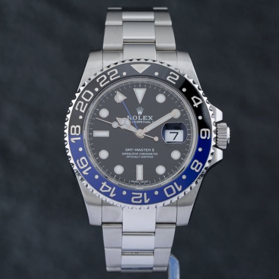 Second Hand Rolex GMT-Master II Watch 116710BLNR