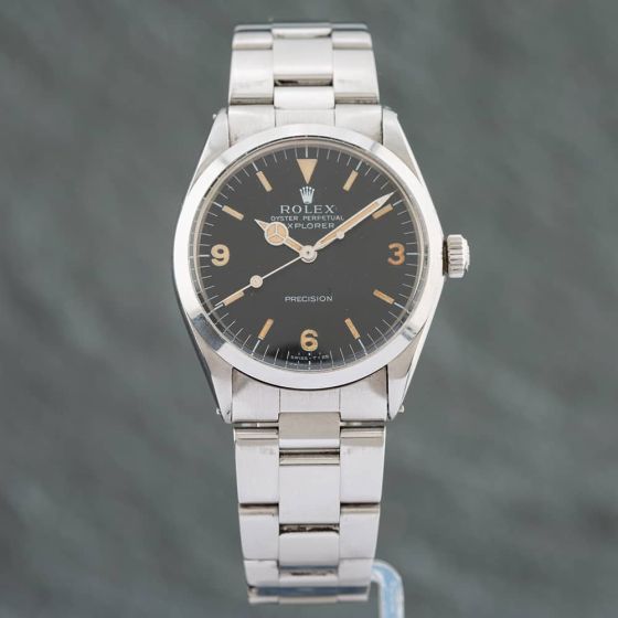 Second Hand Rolex Explorer Precision Vintage Watch 5500
