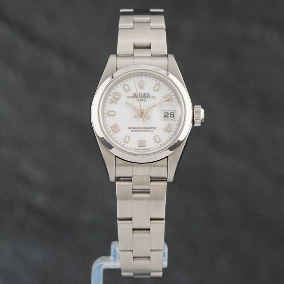 Second Hand Rolex Oyster Perpetual Lady Date Watch 69160