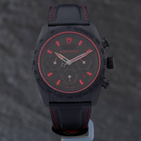 Second Hand Tudor Fastrider Black Shield Watch 42000CR