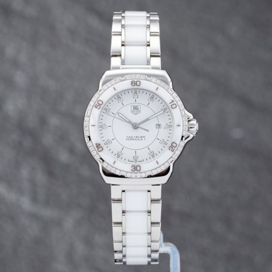 Second Hand TAG Heuer Ladies Formula 1 White Bracelet Watch WAH1313.BA0868
