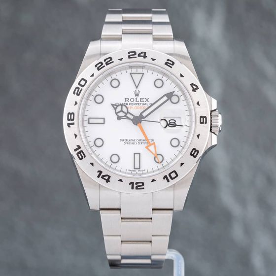 Second Hand Rolex Explorer II Watch 216570