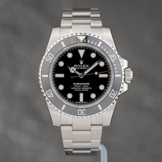 Second Hand Rolex Submariner Watch 114060