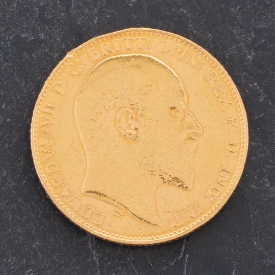 Second Hand 1902 Edward VII Full Sovereign Coin 4702004