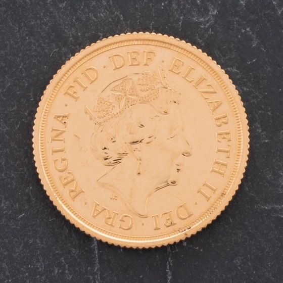Second Hand 2018 Queen Of England Full Sovereign Coin 4702005