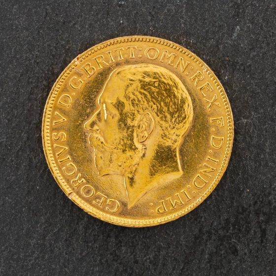 Second Hand 22ct Yellow Gold 1914 Full Sovereign Coin 47021039