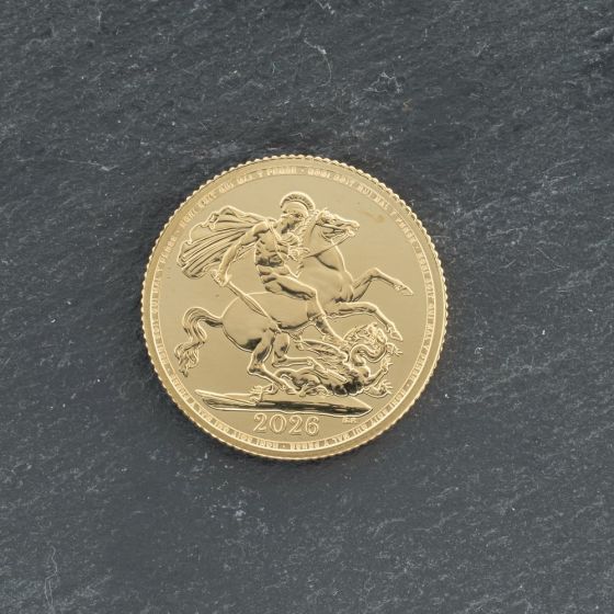 Sovereign Coins 22ct Yellow Gold 2026 Charles III Full Sovereign Coin 47021209