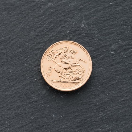 Second Hand 22ct Yellow Gold 2006 Queen Elizabeth II Full Sovereign Coin 47021225