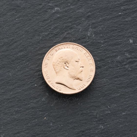 Second Hand 22ct Yellow Gold 1909 Edward VII Full Sovereign Coin ...