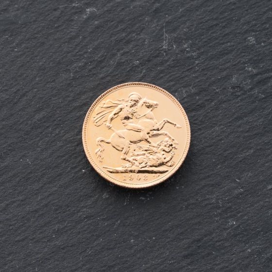 Second Hand 22ct Yellow Gold 1903 Edward VII Full Sovereign Coin 47021233