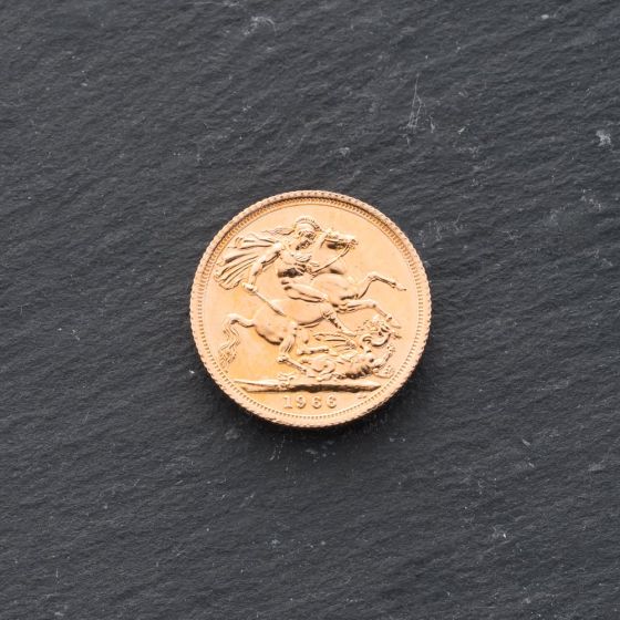 Second Hand 22ct Yellow Gold 1966 Queen Elizabeth II Full Sovereign Coin 47021237
