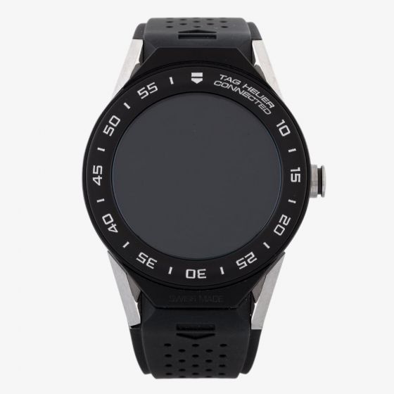 Second Hand TAG Heuer Connected Mens Black Rubber Strap Watch 4802005