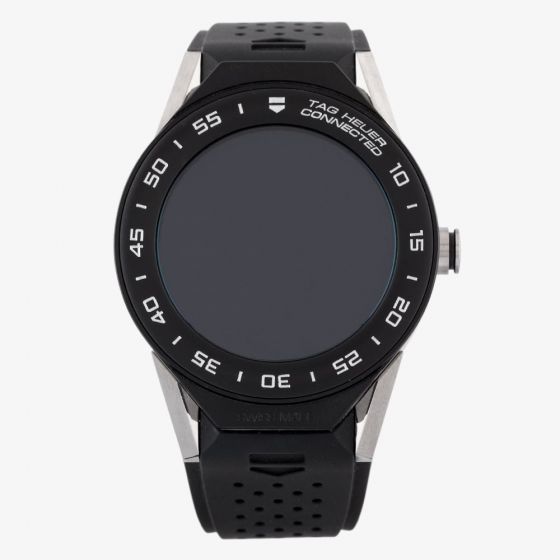 Second Hand TAG Heuer Connected Mens Black Rubber Strap Watch 4802006