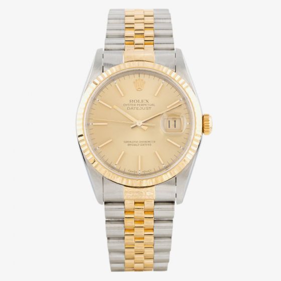 Second Hand Rolex Mens Datejust Watch 16233