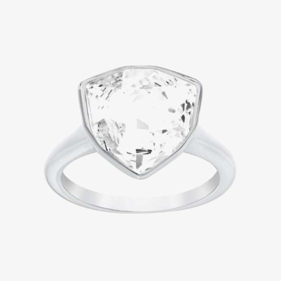 Swarovski Brief White Triangle Crystal Ring
