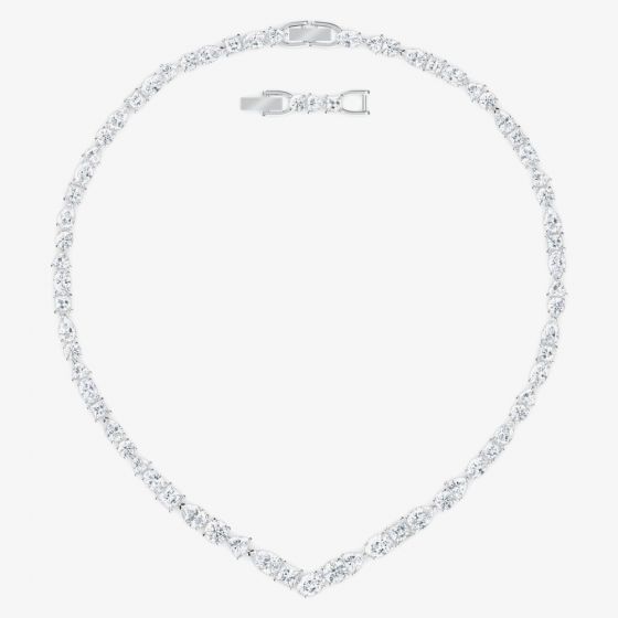 Swarovski Tennis Deluxe Cubic Zirconia V Necklace 5556917