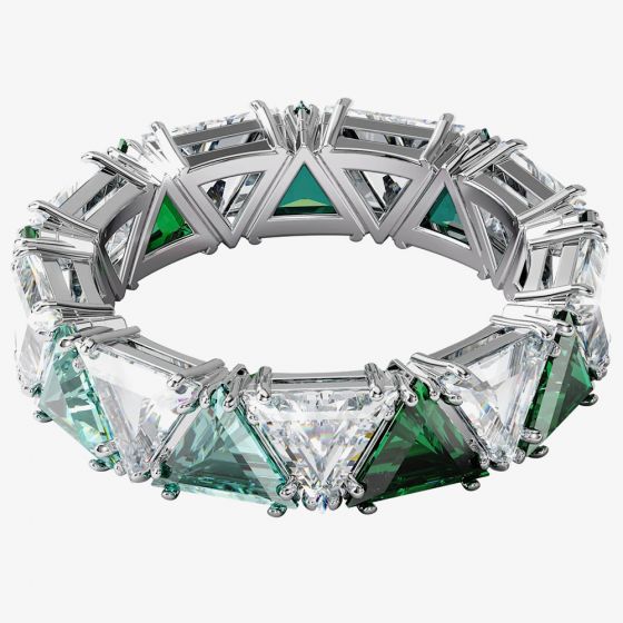 Swarovski Ladies Millenia Green Cocktail Ring 5608530