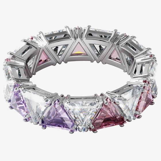 Swarovski Ladies Millenia Purple Cocktail Ring 5608532