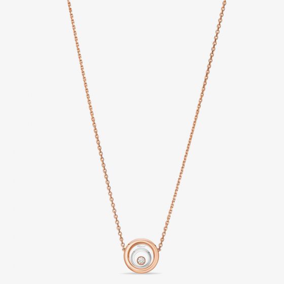 Chopard 18ct Gold Two Tone Happy Spirit Diamond Necklace 818230-9001