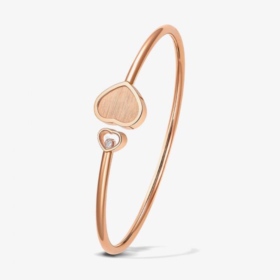 Chopard 18ct Rose Gold Happy Hearts 007 Bangle 85A007-5022