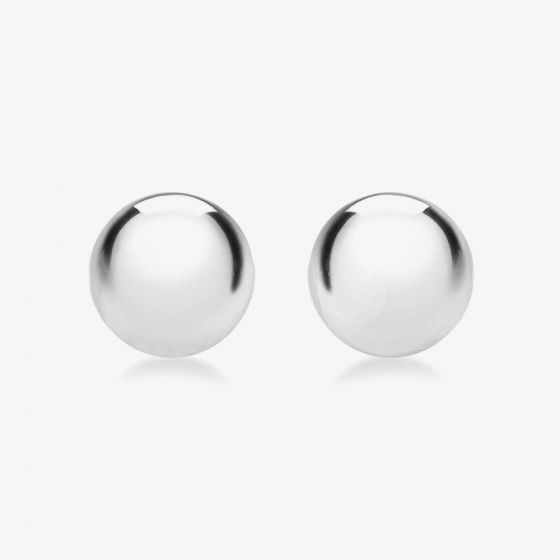 Sterling Silver 8mm Ball Stud Earrings 8.55.5719
