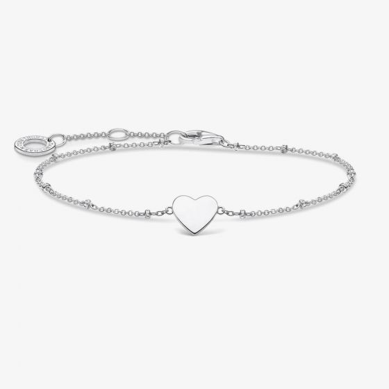 THOMAS SABO Silver Heart With Dots Bracelet A1991-001-21-L19V