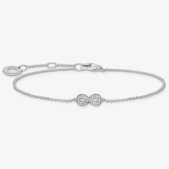 THOMAS SABO Silver Cubic Zirconia Infinity Bracelet A2003-051-14-L19V