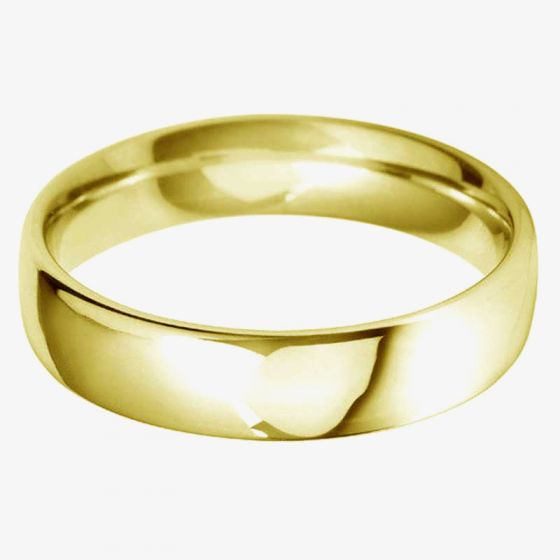 9ct Gold 5.0mm Court Wedding Ring BC5.0 9Y