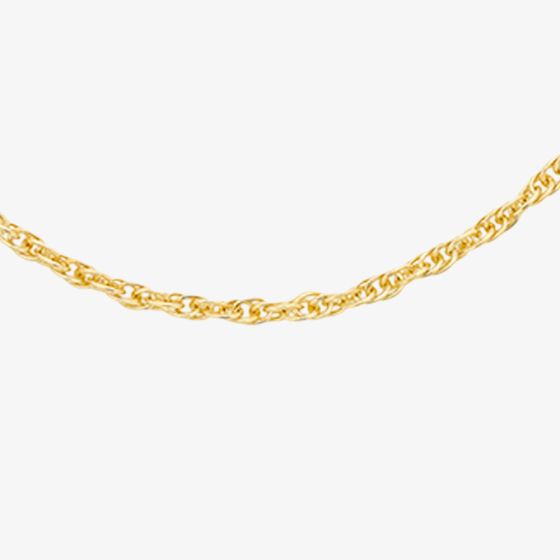 9ct Yellow Gold 46cm Prince of Wales Chain Necklace 1.12.1104-46