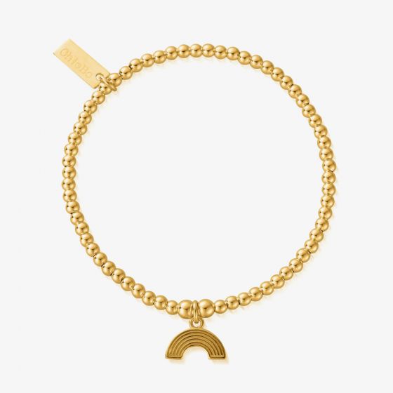 ChloBo Cute Gold Charm Rainbow Bracelet GBCC3070