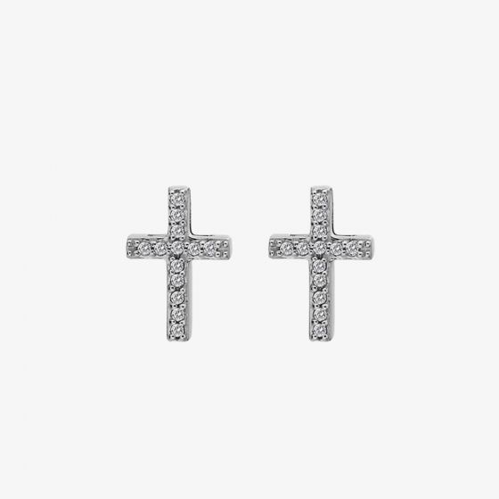 Hot Diamonds Striking Cross Earrings DE552