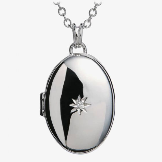 Hot Diamonds Romantic Oval Locket DP143