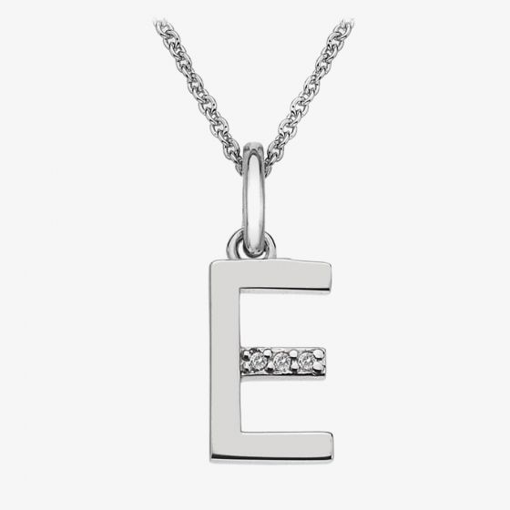 Hot Diamonds 'E' Micro Pendant DP405