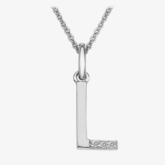 Hot Diamonds 'L' Micro Pendant DP412