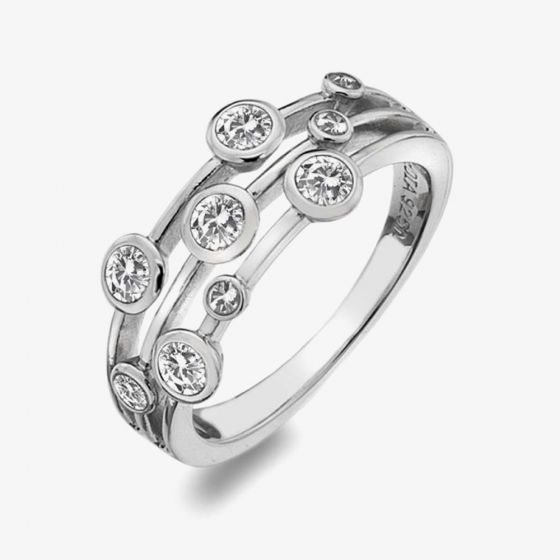 Hot Diamonds Tender White Topaz Multi-Stone Ring DR207