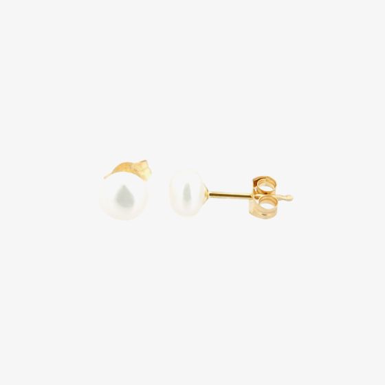 9ct 7-7.5mm Akoya Pearl Stud Earrings EOZ107PL