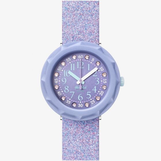 Flik Flak Childrens Shine Bright Lilaxus Watch FCSP102