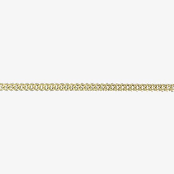9ct Yellow Gold 20 Inch Filed Curb Chain G24FC20