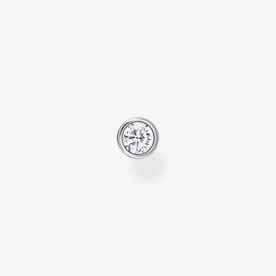 THOMAS SABO Silver White Stone Single Stud Earring H2136-051-14